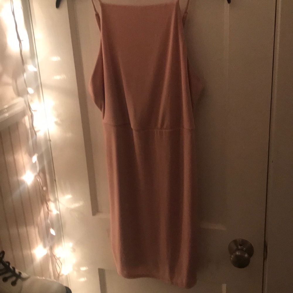 Bodycon Pink Spaghetti Strap Dress